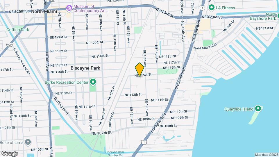 1260 NE 115th St Map and Location Details