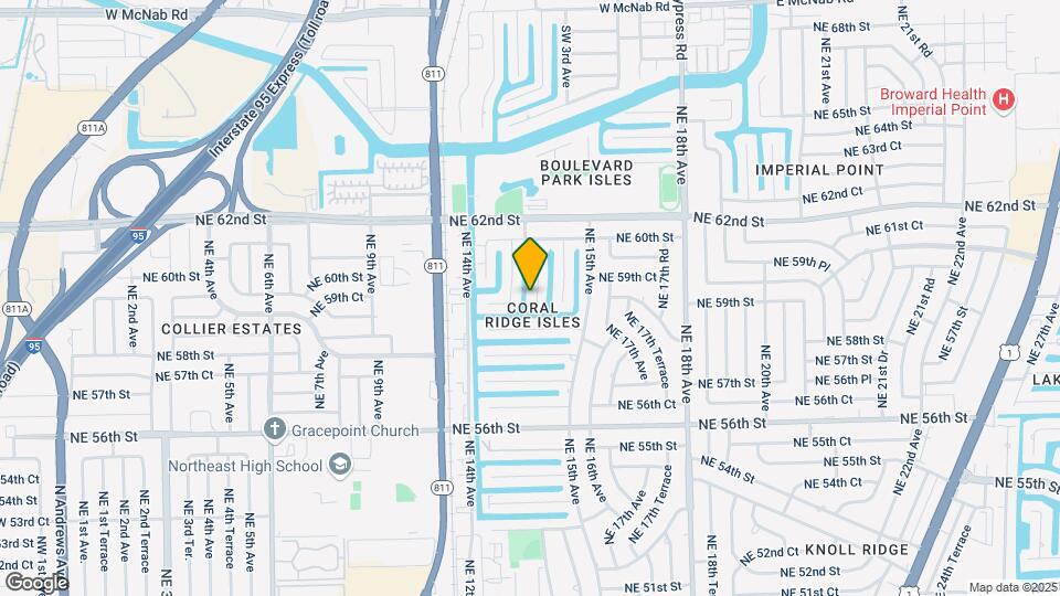5821 NE 14th Way Map and Location Details