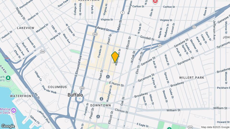 628 Washington St, Unit 3rd Floor Map and Location Details