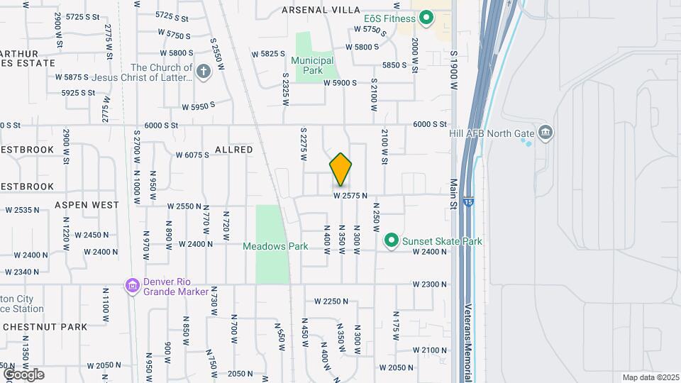 350 W 2575 N Map and Location Details