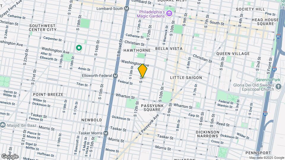 1161 S 12th St Map and Location Details