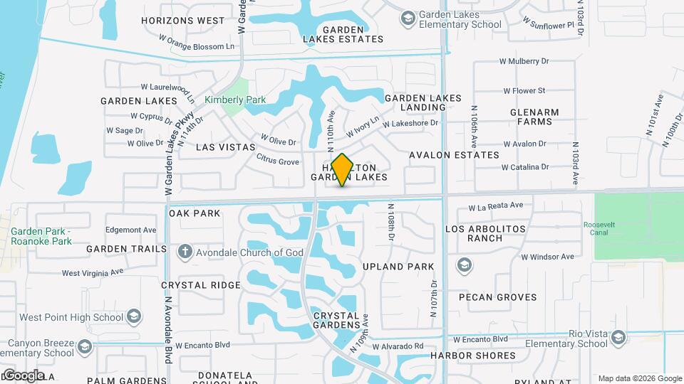 10933 W Cottonwood Ln Map and Location Details