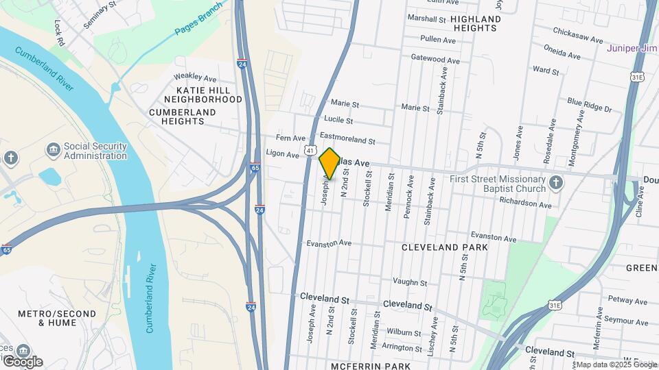 1219 Joseph Ave Map and Location Details