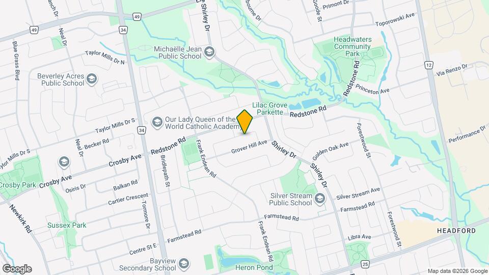 55 Fortune Crescent Map and Location Details