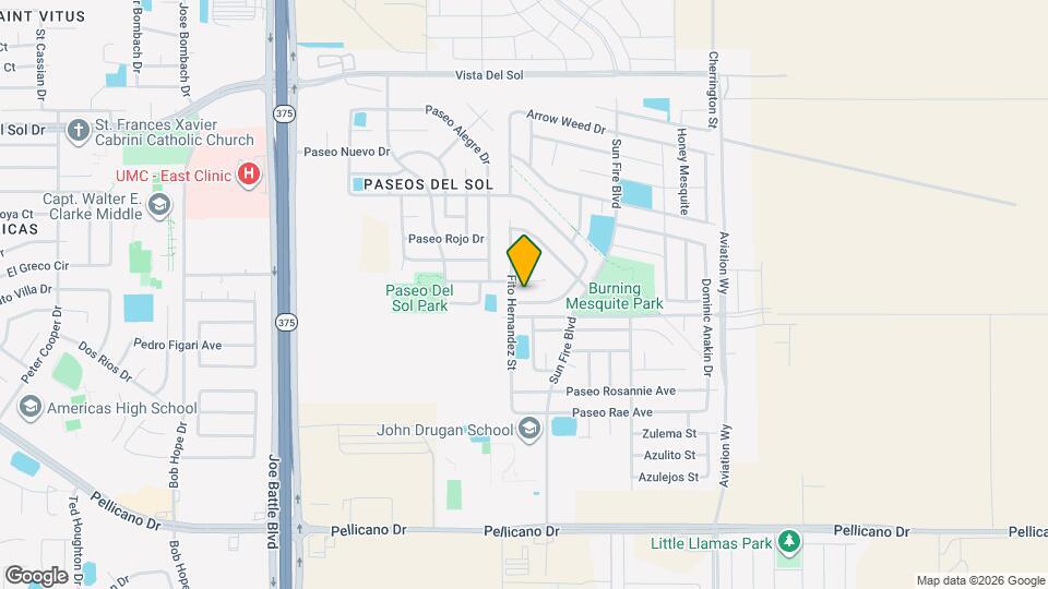 12509 Twin Leaf Dr Mapa y Detalles de la Ubicación