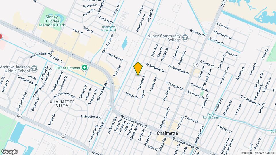 710 Derbigny St Map and Location Details
