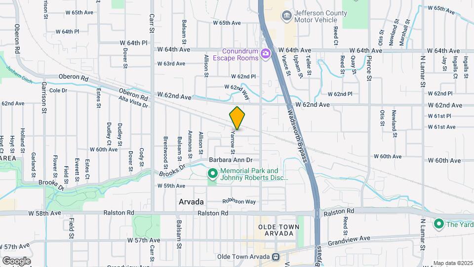7765 W 61st Ave Map and Location Details