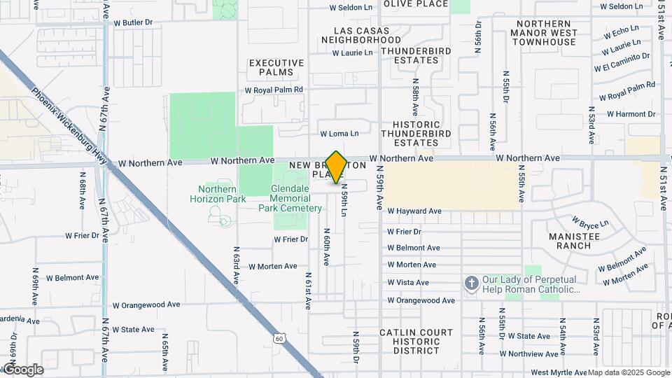 5964 W Augusta Ave Map and Location Details