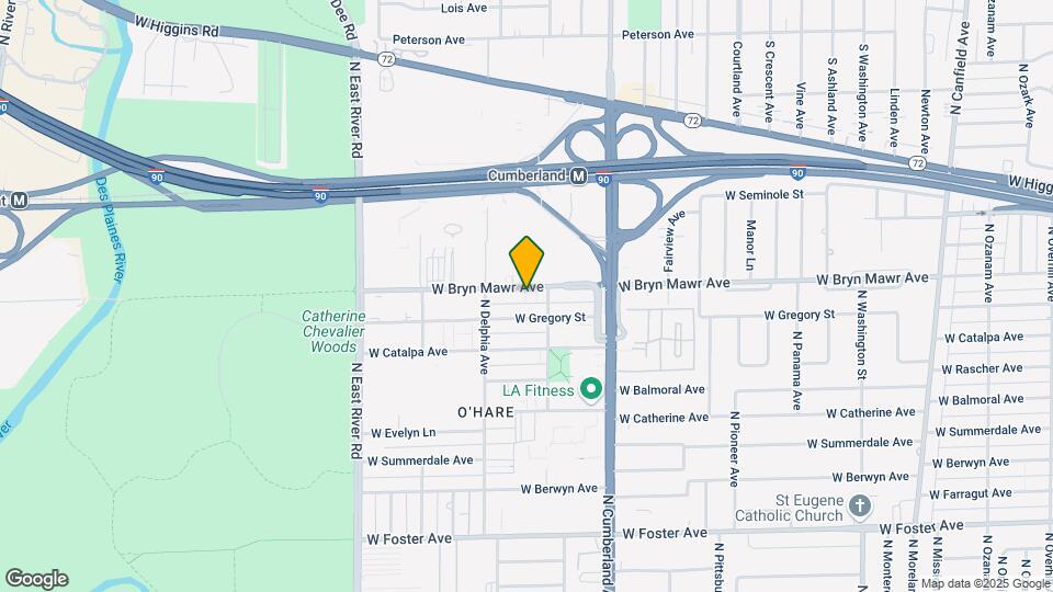 8519 W Bryn Mawr Ave Map and Location Details