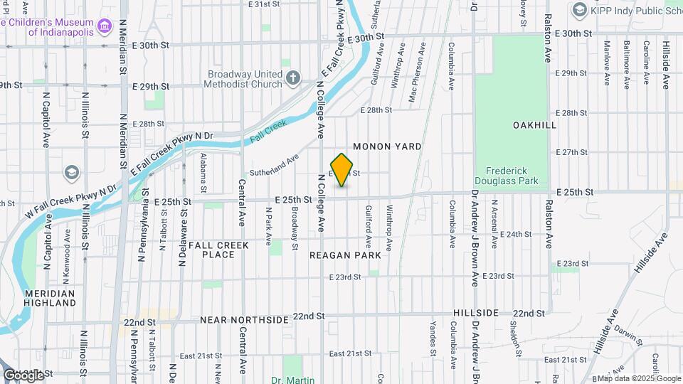 2508 Carrollton Ave Map and Location Details