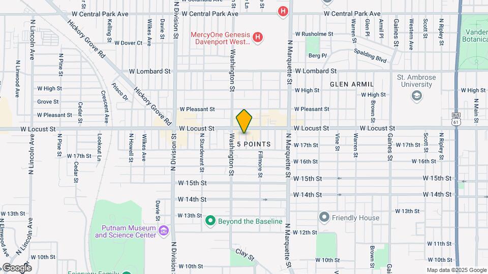1732 Fillmore Ln Map and Location Details