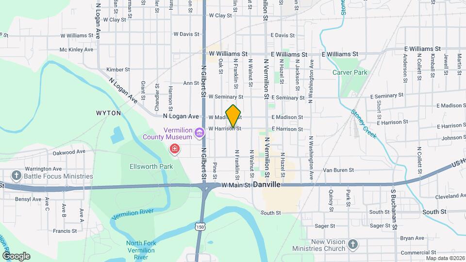 130 N Franklin St Map and Location Details