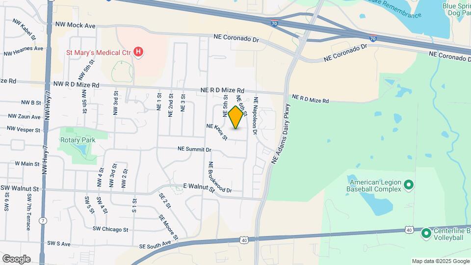 504 NE Brookwood Cir, Unit B Map and Location Details
