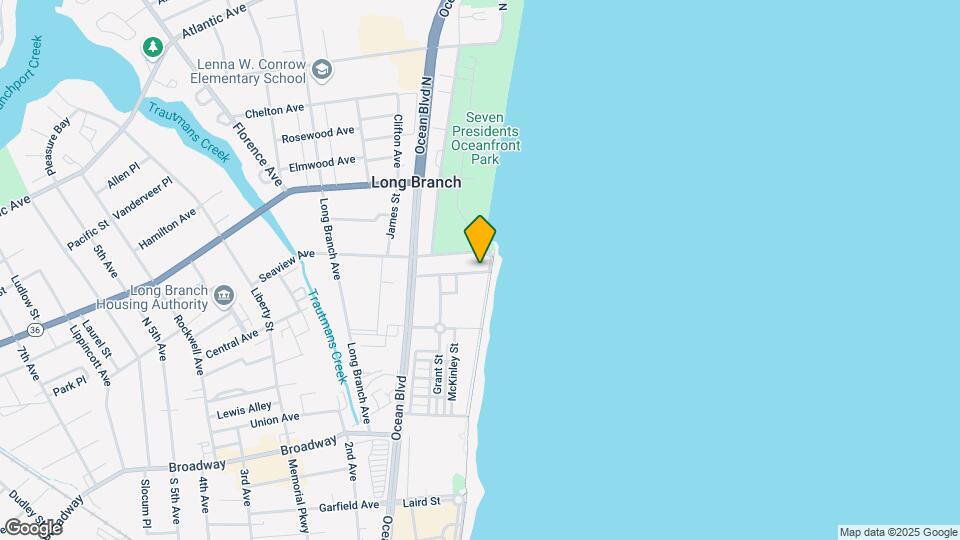 13 Ocean Terrace Mapa y Detalles de la Ubicación