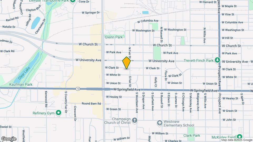 603 W Elm St Map and Location Details
