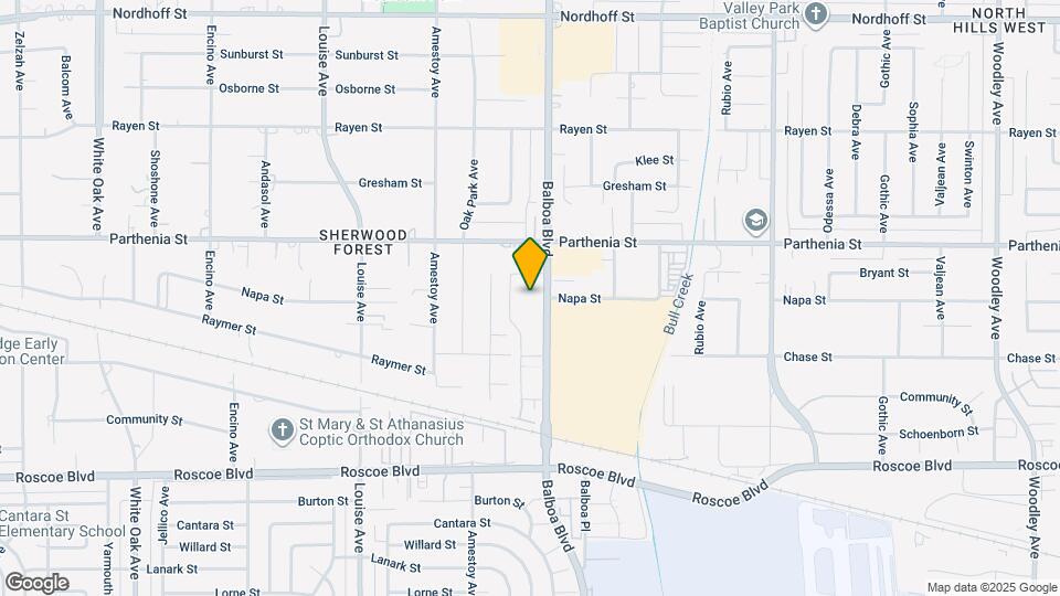 8567 Balboa Blvd Map and Location Details