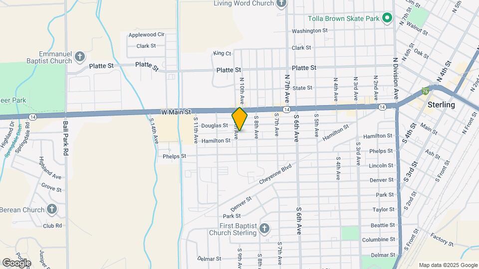 832 Hamilton St Mapa y Detalles de la Ubicación