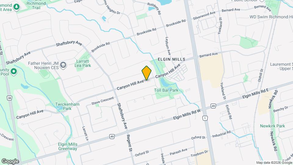 207 Canyon Hill Av Map and Location Details