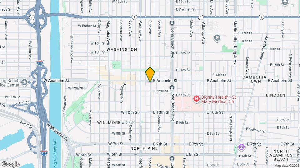 1249 Pine Ave Map and Location Details