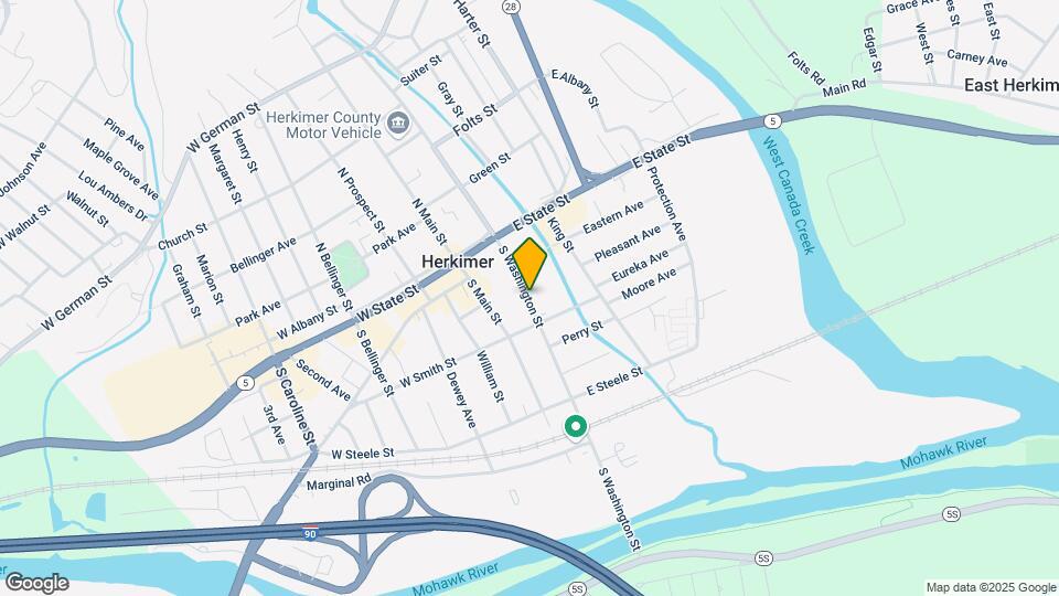 245 S Washington St Map and Location Details