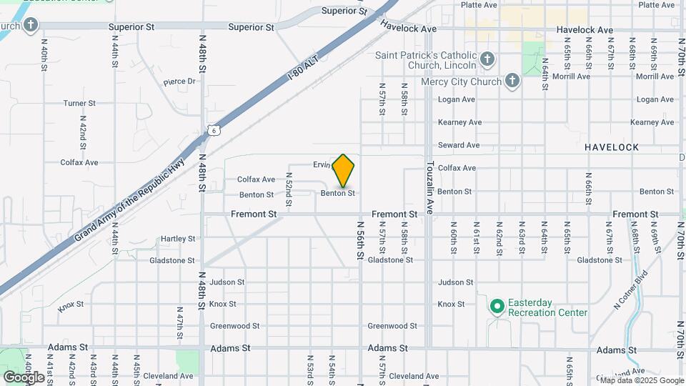 5443 Benton St Map and Location Details