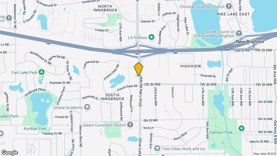 722 Silver Lake Road NW Map and Location Details