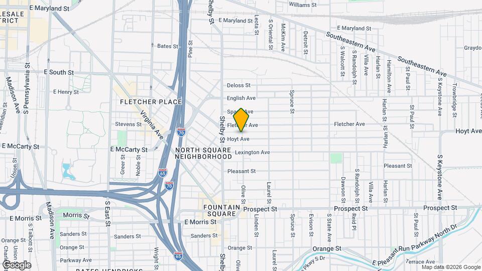 1156 Hoyt Ave Map and Location Details