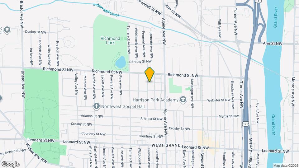 1524 Fremont Ave NW Map and Location Details