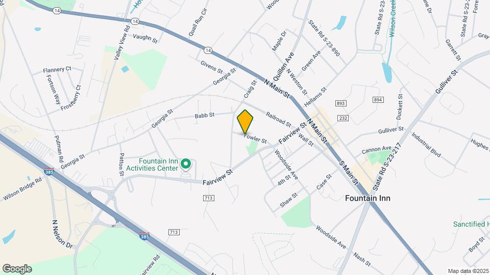 107 Fowler St Map and Location Details