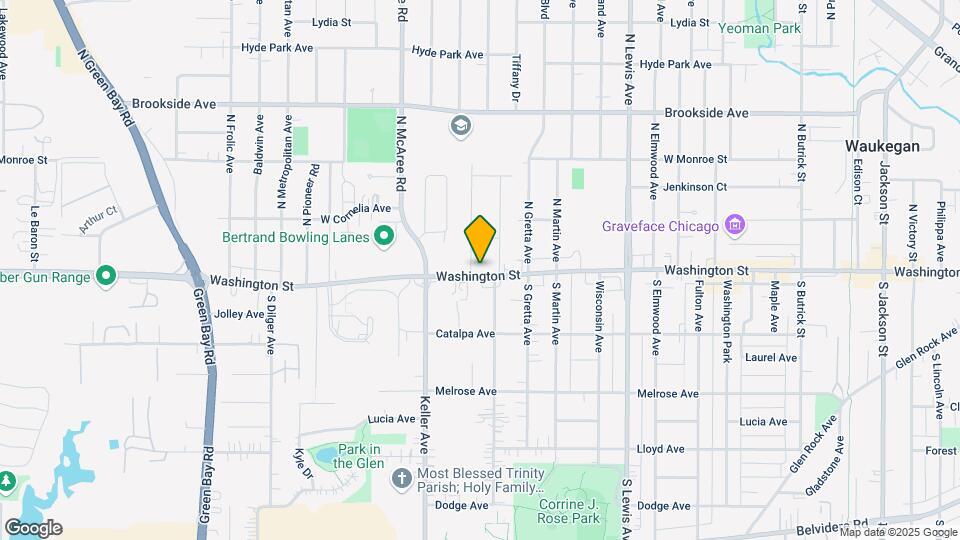 2318 Washington St Map and Location Details