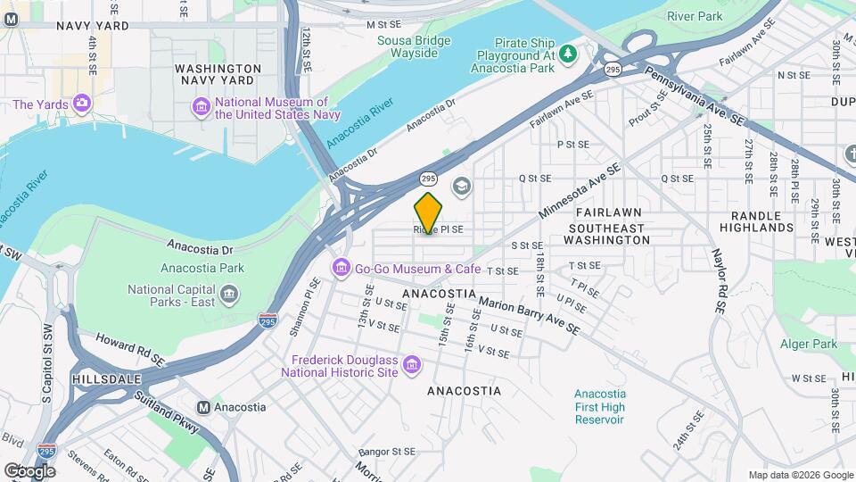 1416 S St SE Mapa y Detalles de la Ubicación