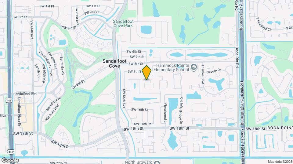 22800 SW 54th Way Map and Location Details