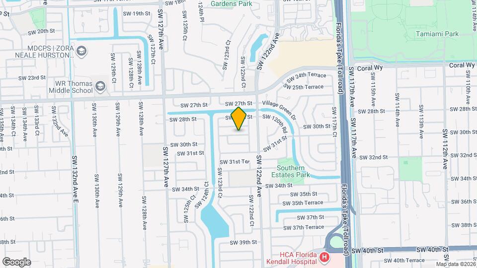 12265 SW 29th Ter Mapa y Detalles de la Ubicación