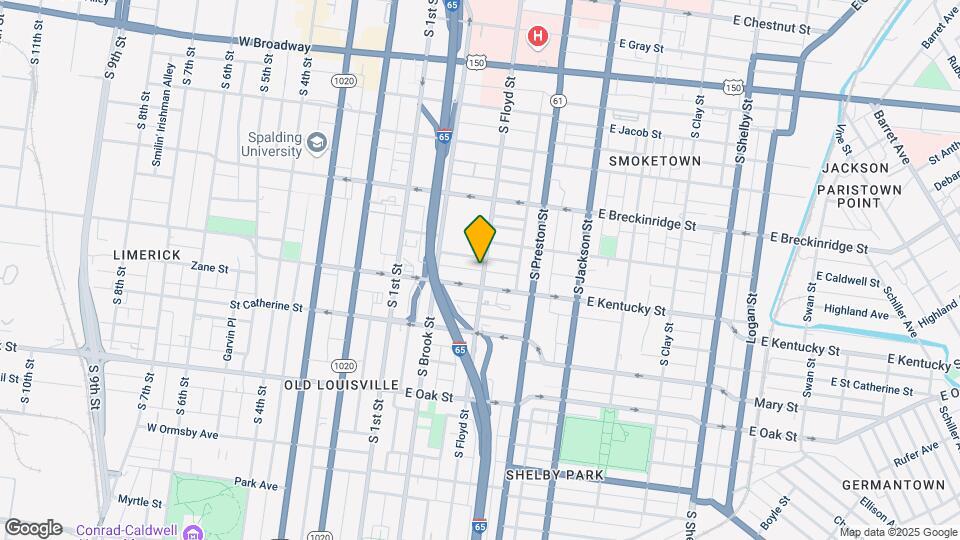 956 S Floyd St Map and Location Details