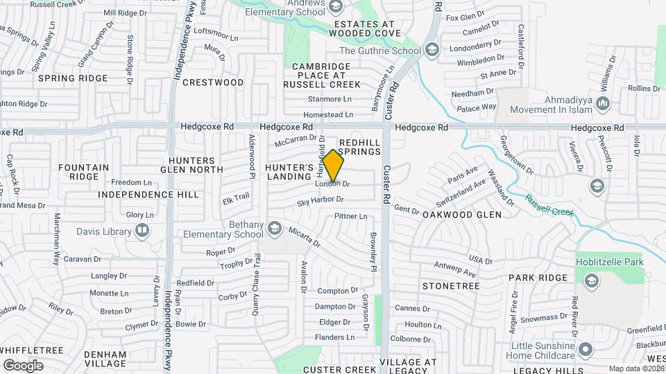 2316 London Dr Map and Location Details