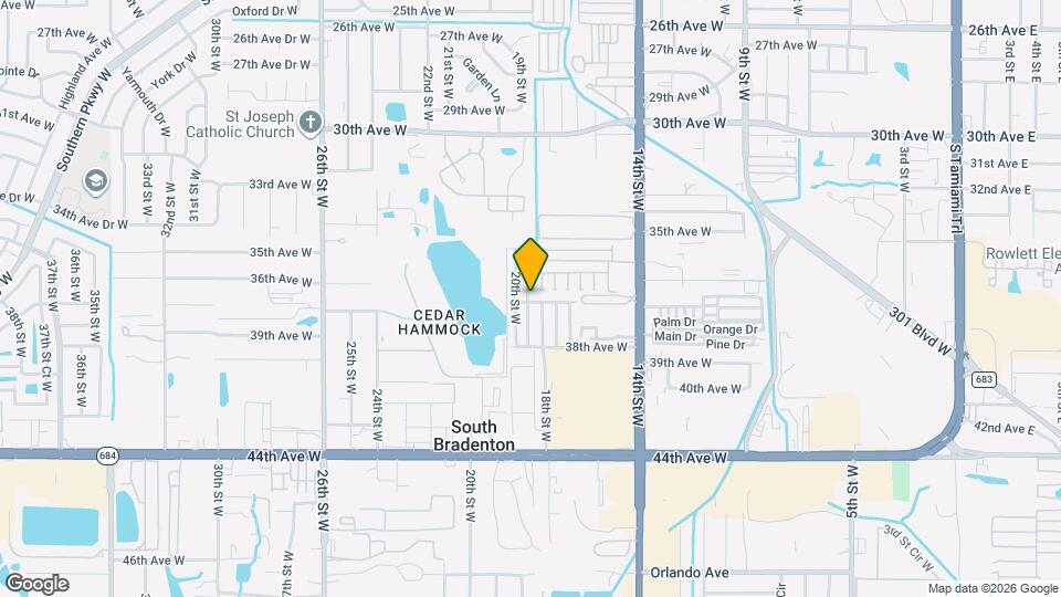 3525 19th St W Map and Location Details