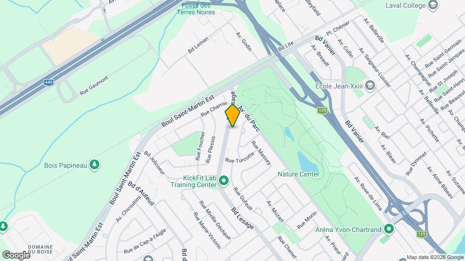 1191 Lesage Boul Map and Location Details