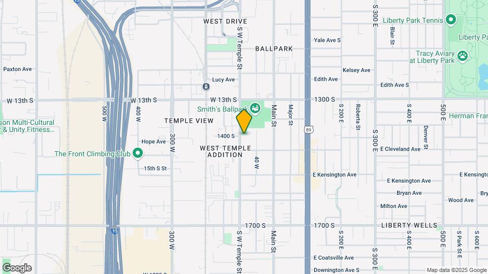 1401 S W Temple St Map and Location Details
