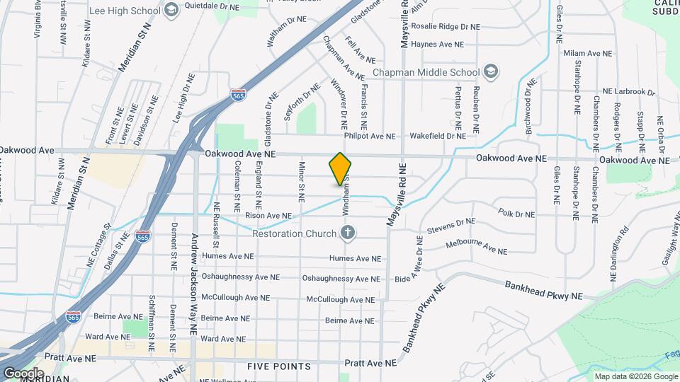 1427 Halsey Ave NE Map and Location Details