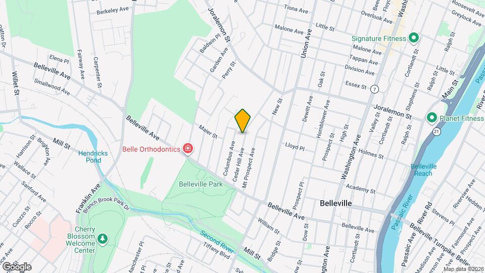 95 Cedar Hill Ave Map and Location Details