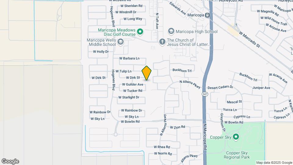 45438 W Guilder Ave Map and Location Details