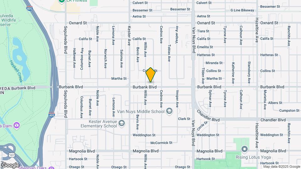 14731-14739 Burbank Blvd Map and Location Details