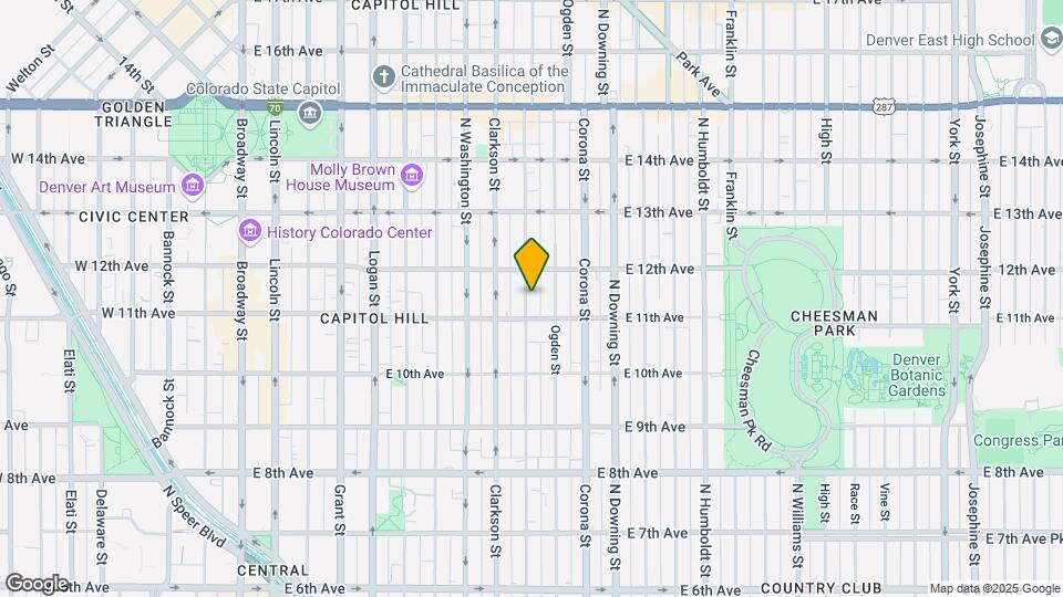1126 Emerson St Map and Location Details