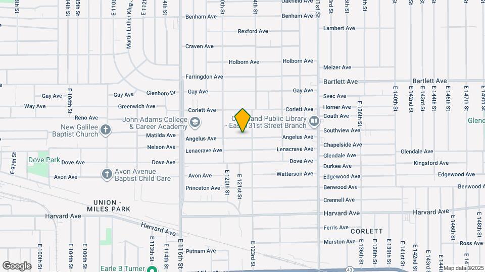 12121 Angelus Ave Map and Location Details