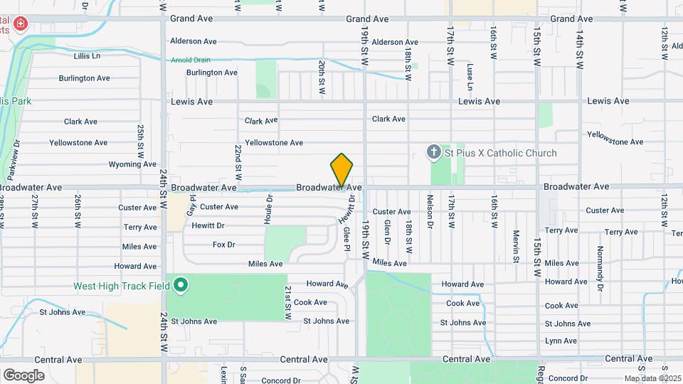 1922 Broadwater Ave Map and Location Details