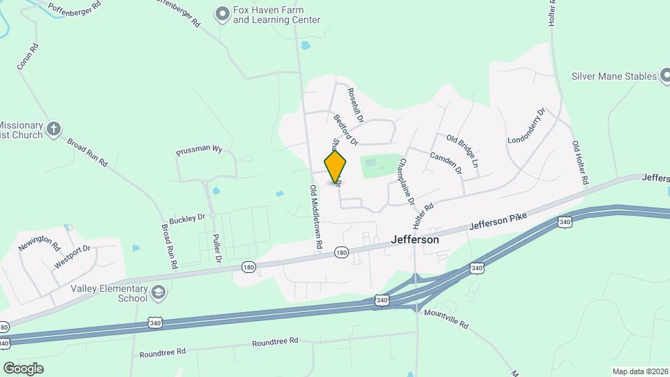 3876 Shadywood Dr Map and Location Details