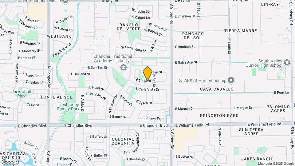 2823 E Tulsa St Map and Location Details