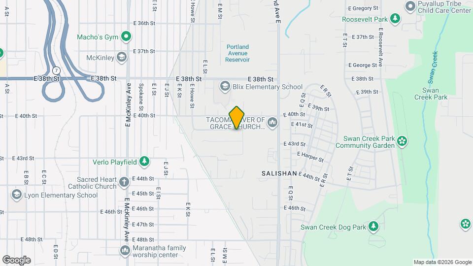 1326 E 41st St Map and Location Details