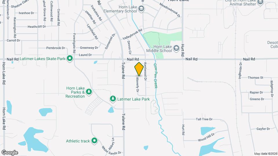 5840 Waverly Dr Map and Location Details