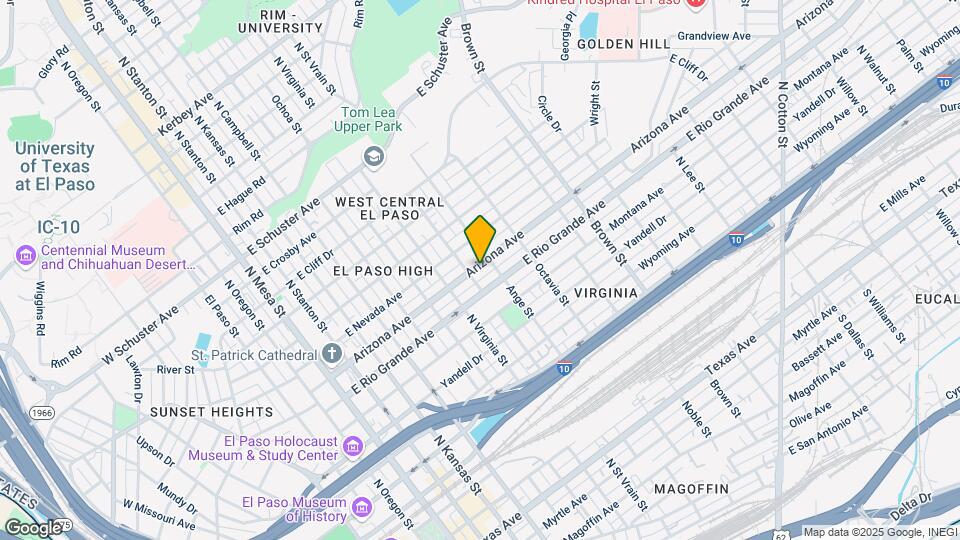 900 Arizona Ave Map and Location Details